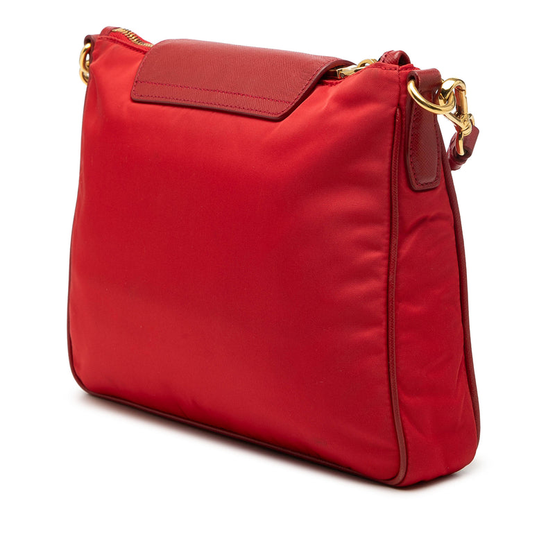 Saffiano Trimmed Tessuto Crossbody - Image 2