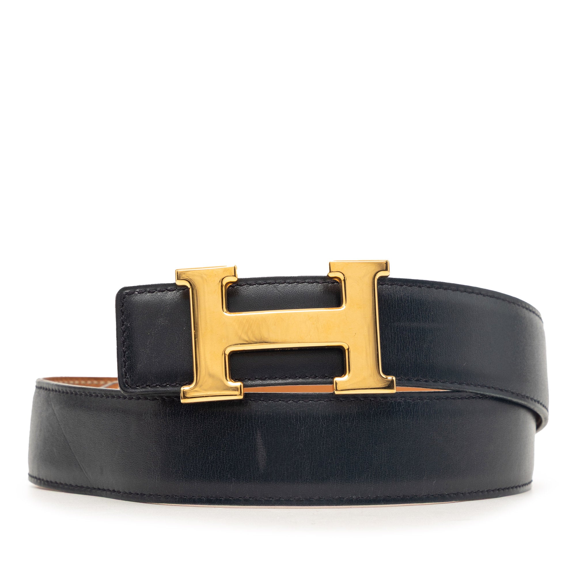 Box Calf Constance H Belt - Image 1