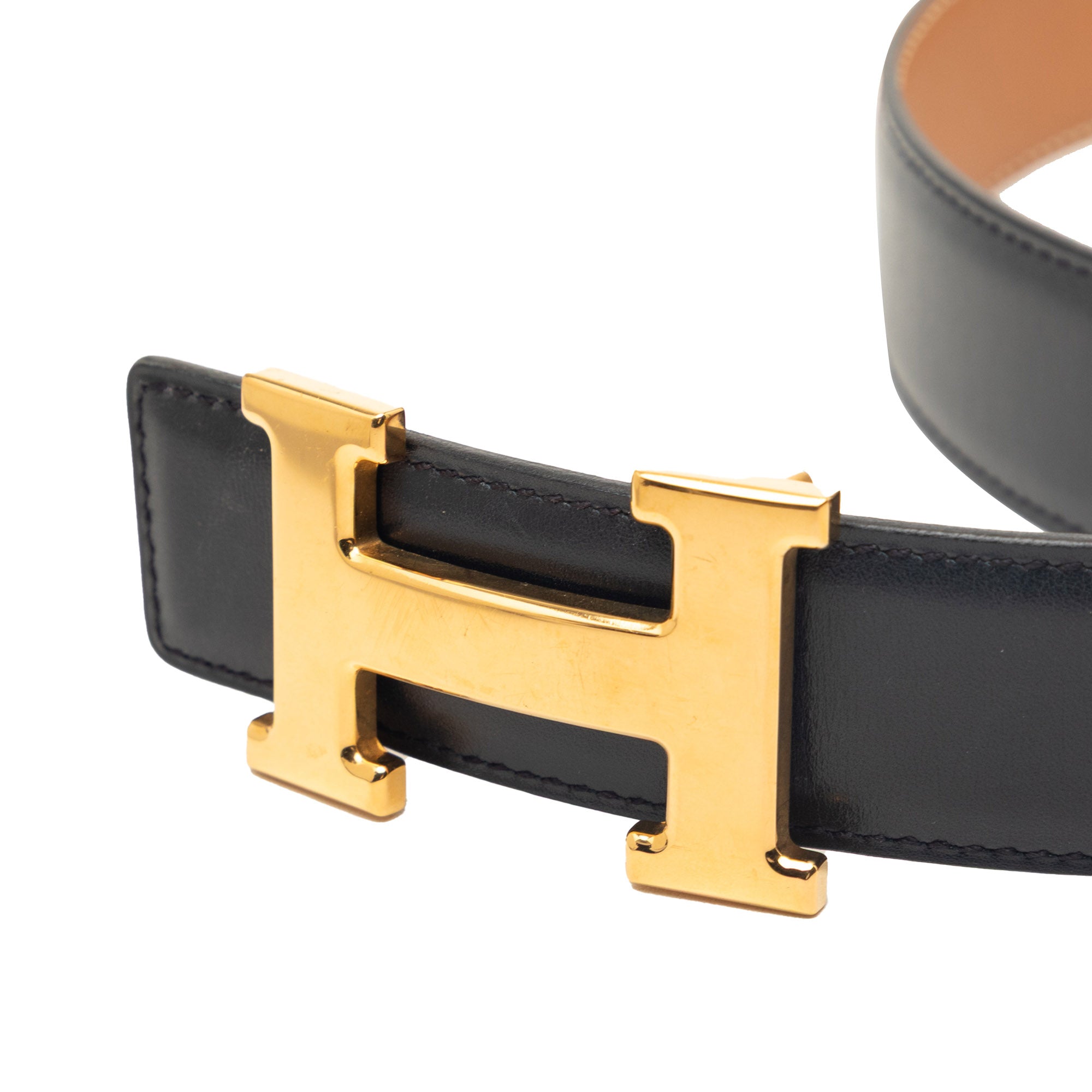 Box Calf Constance H Belt - Image 4