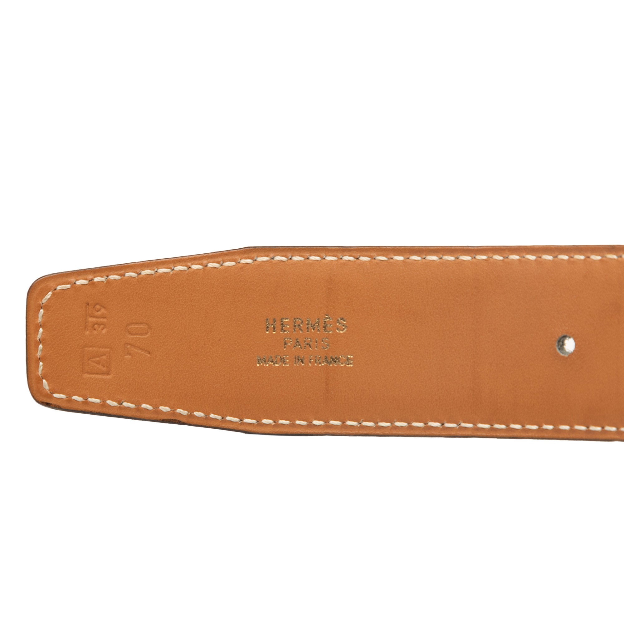 Box Calf Constance H Belt - Image 5