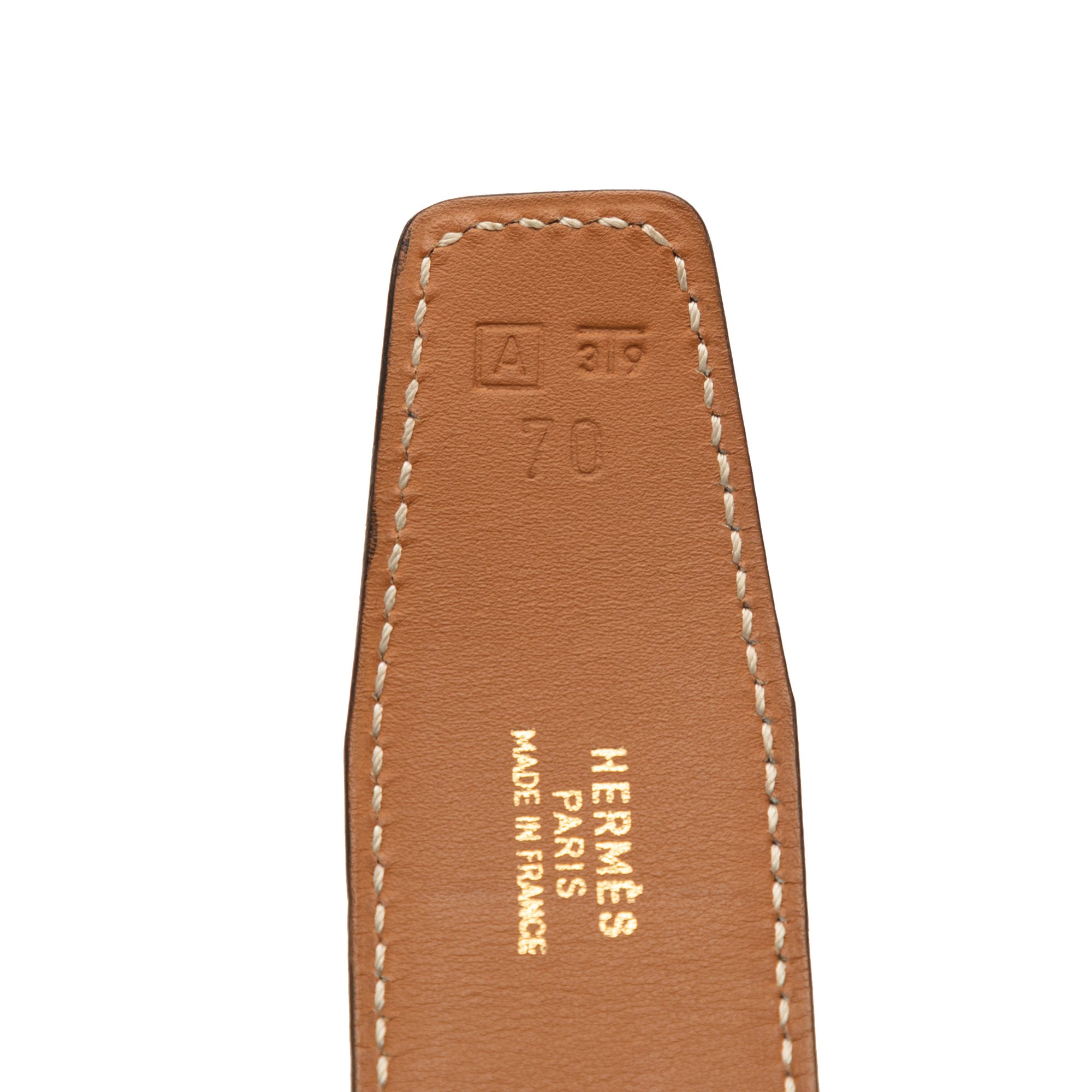 Box Calf Constance H Belt - Image 6