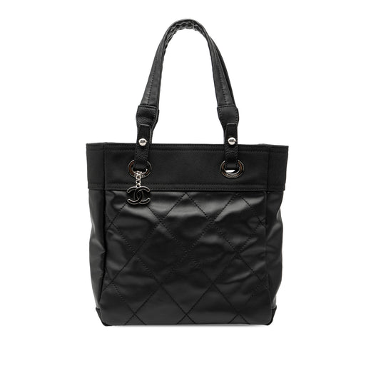 Small Quilted Coated Canvas Paris Biarritz Tote - Image 1