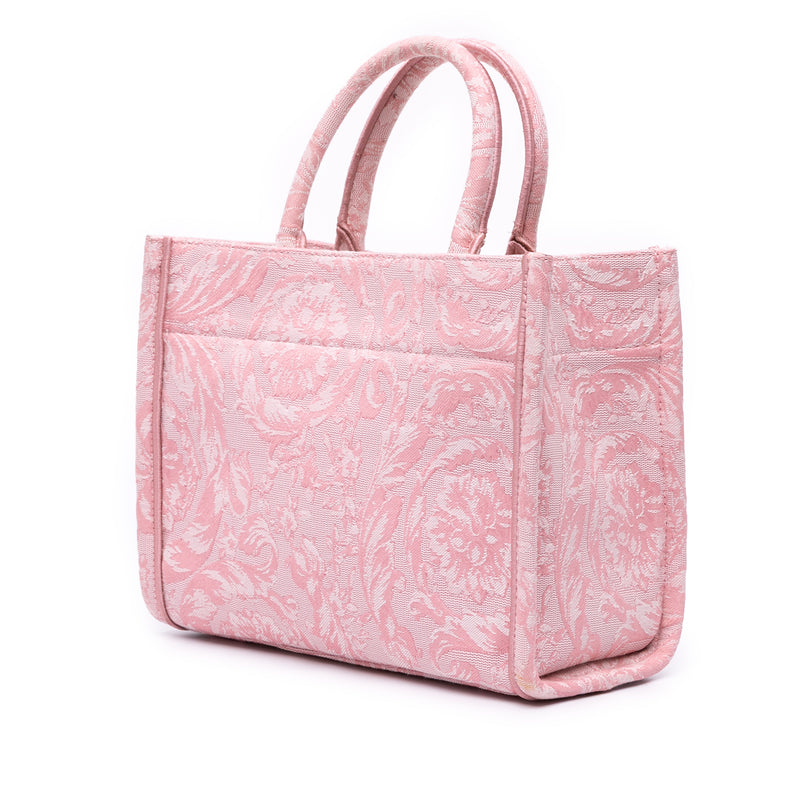 Small Canvas Barocco Athena Tote - Image 2