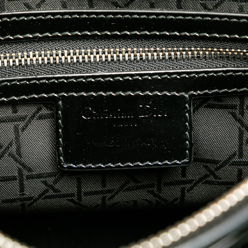 Large Patent Cannage Lady Dior - Image 5