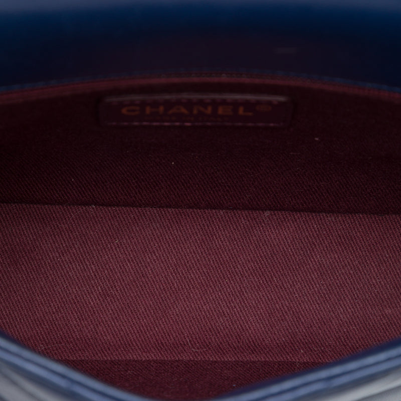 Chevron Lambskin Pyramid CC Flap - Image 4