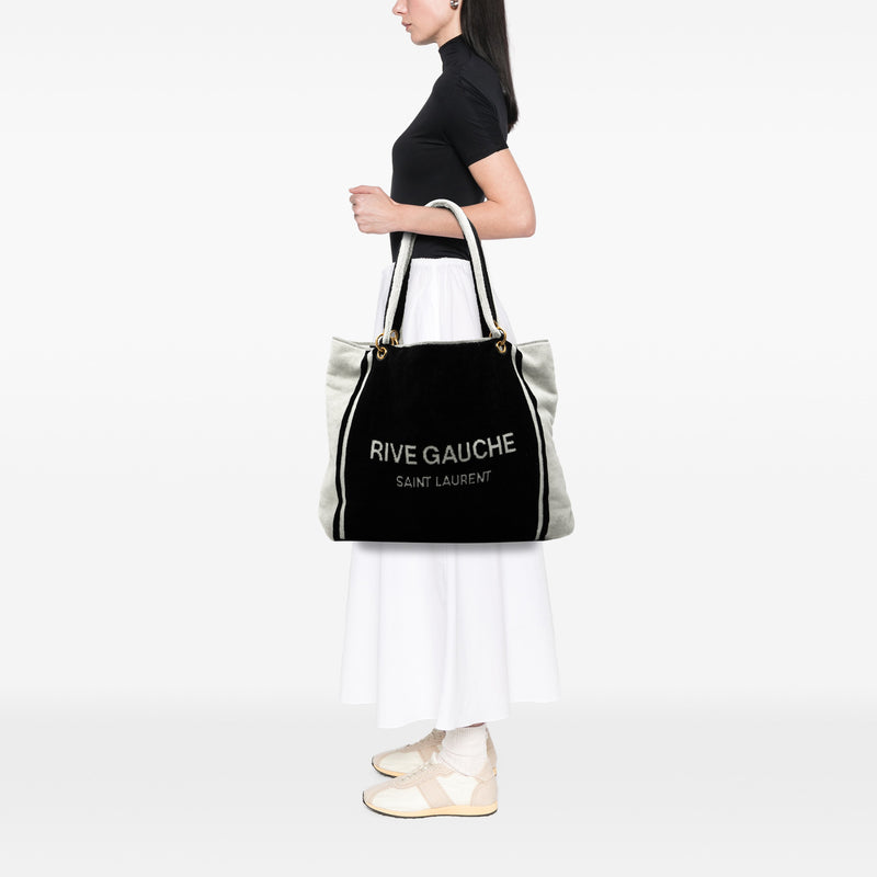 Terry Cloth Rive Gauche Tote - Image 7