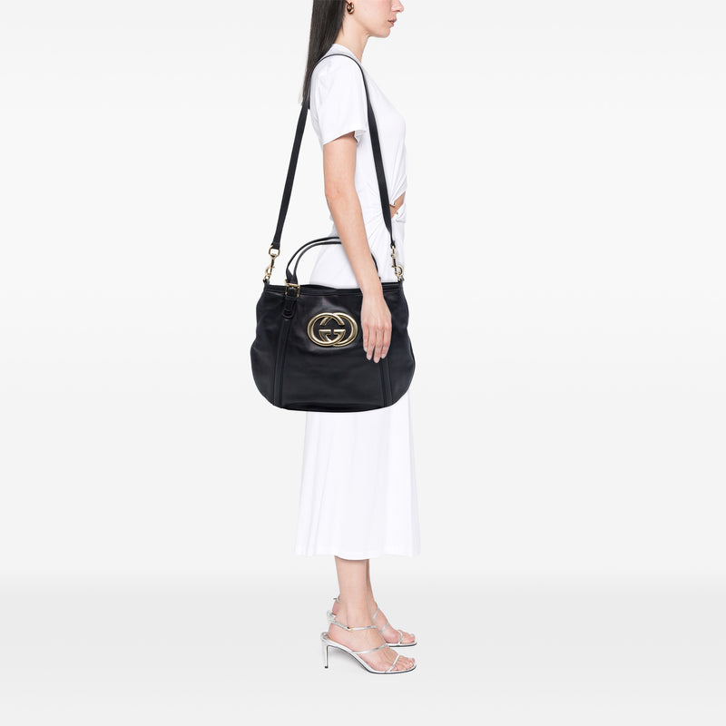 Medium Calfskin Britt Satchel - Image 6