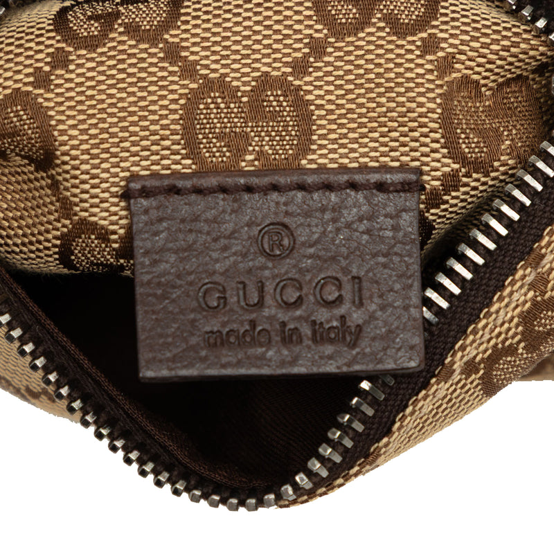 GG Canvas Double Pocket Belt Bag - Image 5
