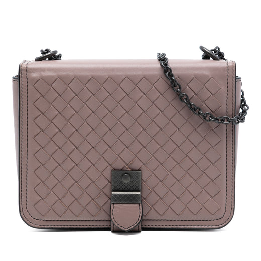 Small Nappa Intrecciato Runway Shoulder Bag - Image 1