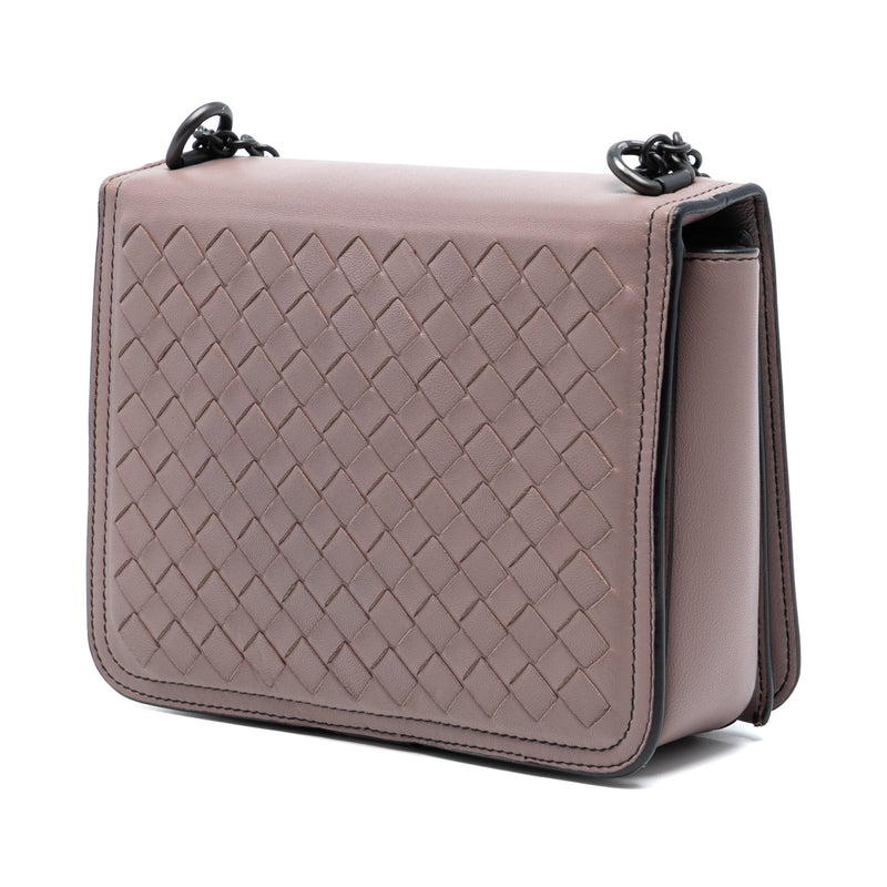 Small Nappa Intrecciato Runway Shoulder Bag - Image 2