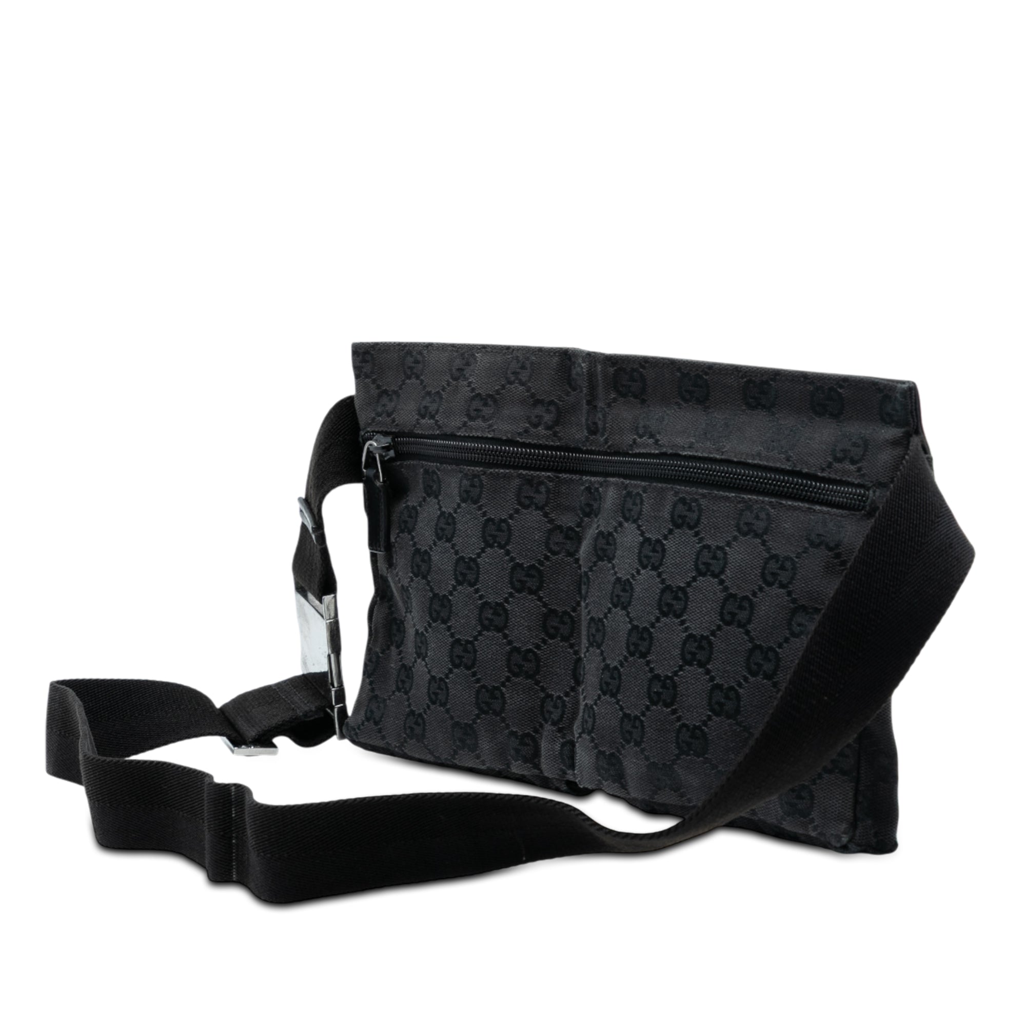 GG Canvas Double Pocket Belt Bag - Image 2