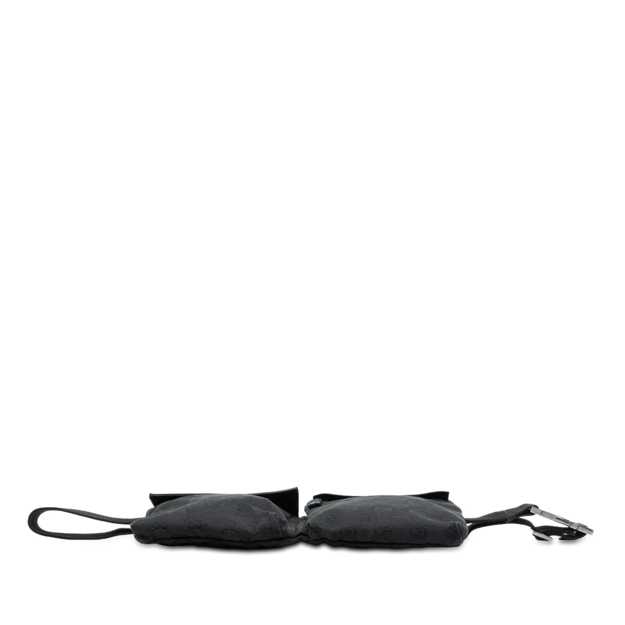 GG Canvas Double Pocket Belt Bag - Image 3