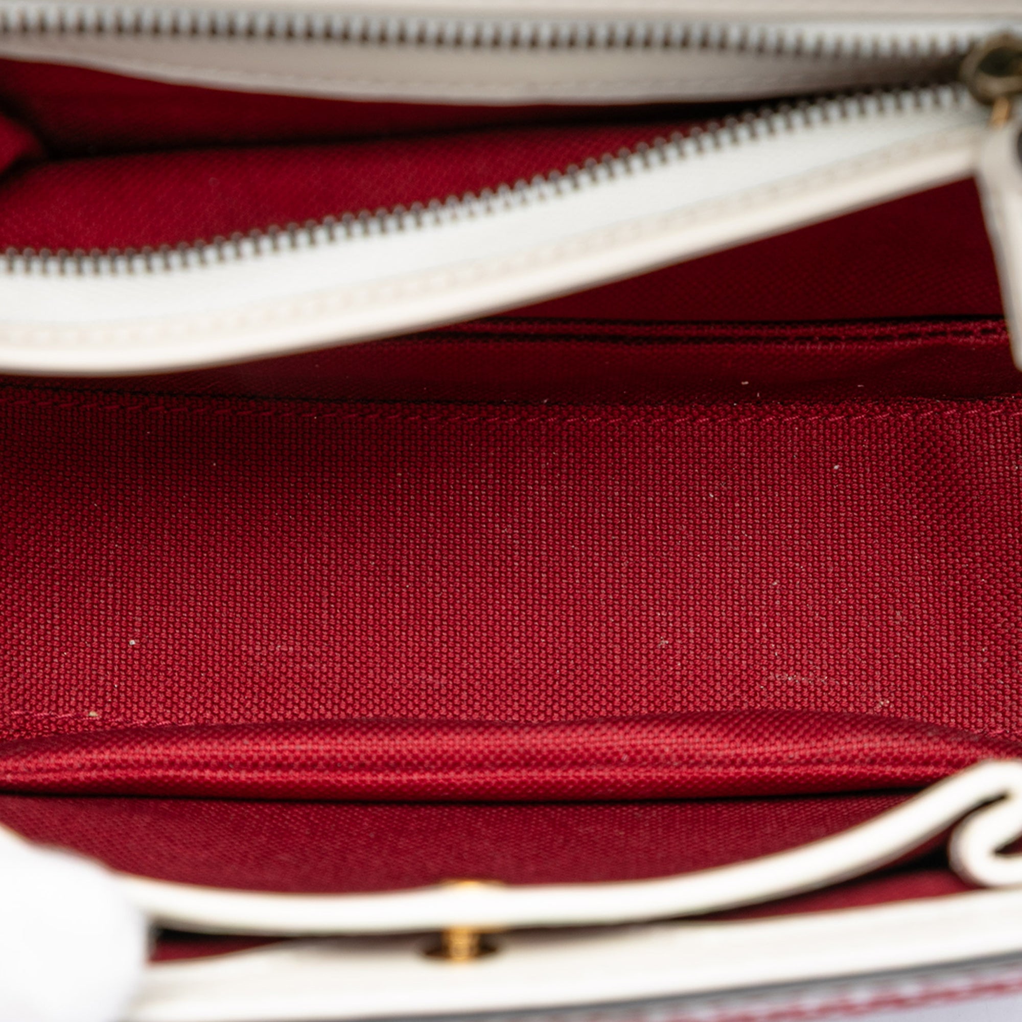 Small Calfskin Stitched Bamboo 1947 Top Handle Bag - Image 4