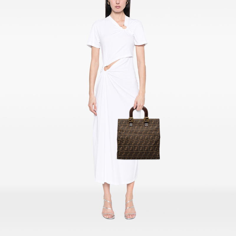 Zucca Canvas Twins Tote - Image 8