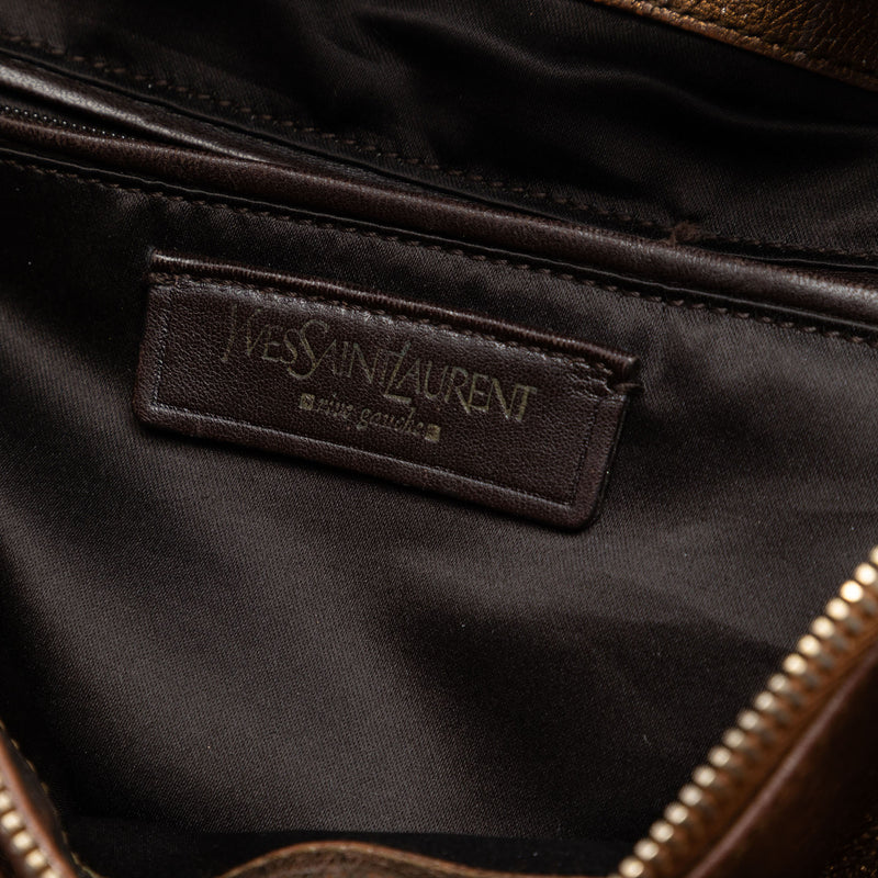 Metallic Calfskin Muse Satchel - Image 5