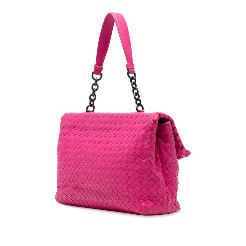 Medium Nappa Intrecciato Olimpia Shoulder Bag - Image 2