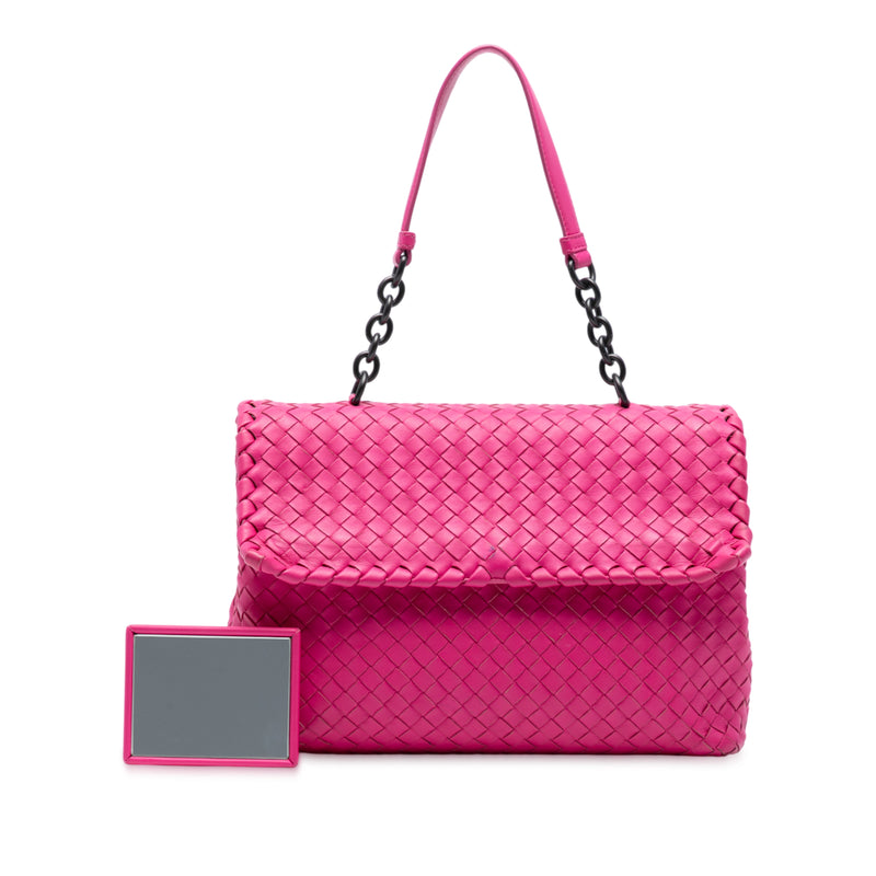 Medium Nappa Intrecciato Olimpia Shoulder Bag - Image 8