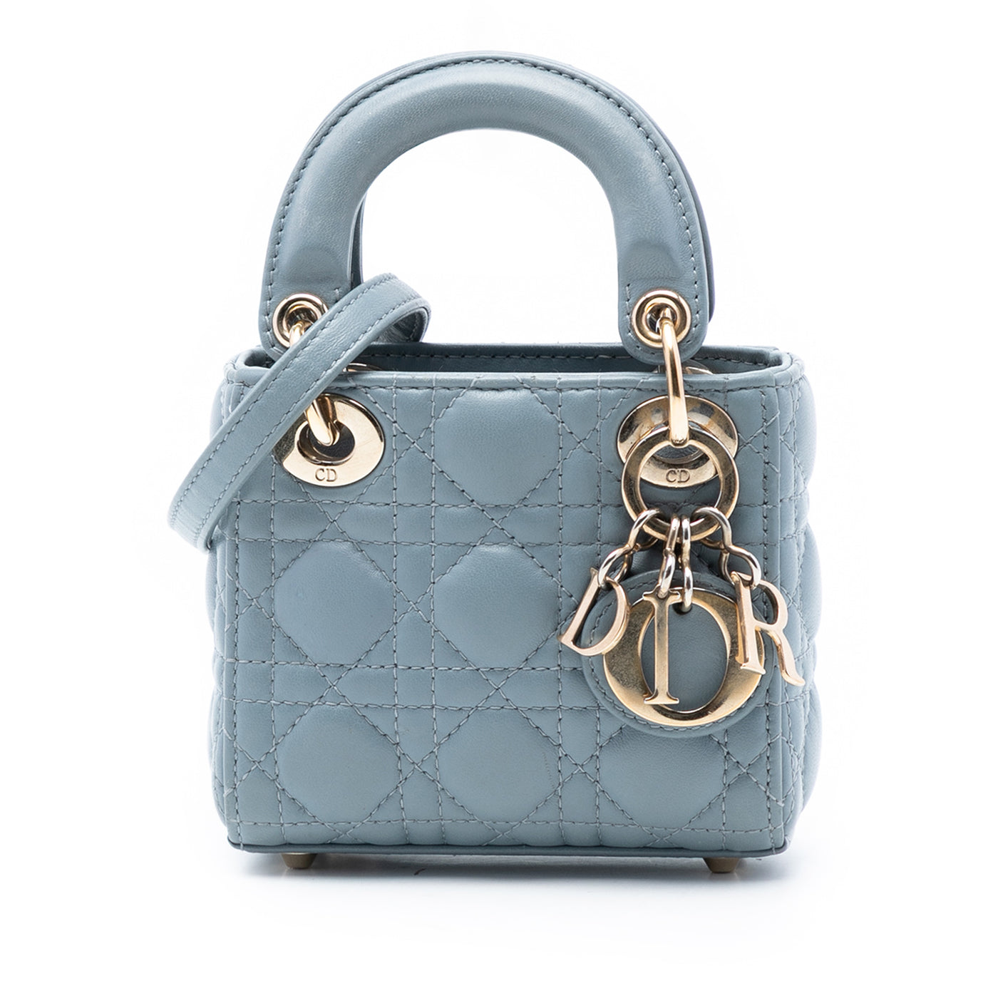 Micro Lambskin Cannage Lady Dior - Image 1
