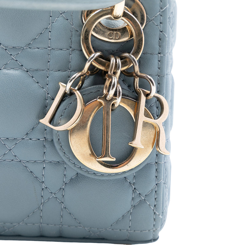 Micro Lambskin Cannage Lady Dior - Image 6