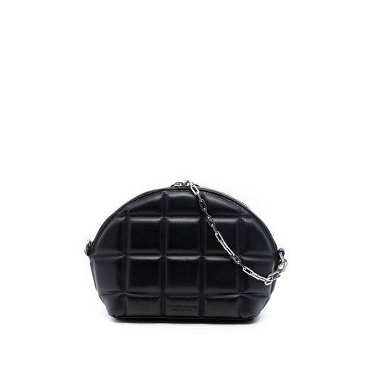 Mini Padded Nappa Half Moon Chain Crossbody - Image 1