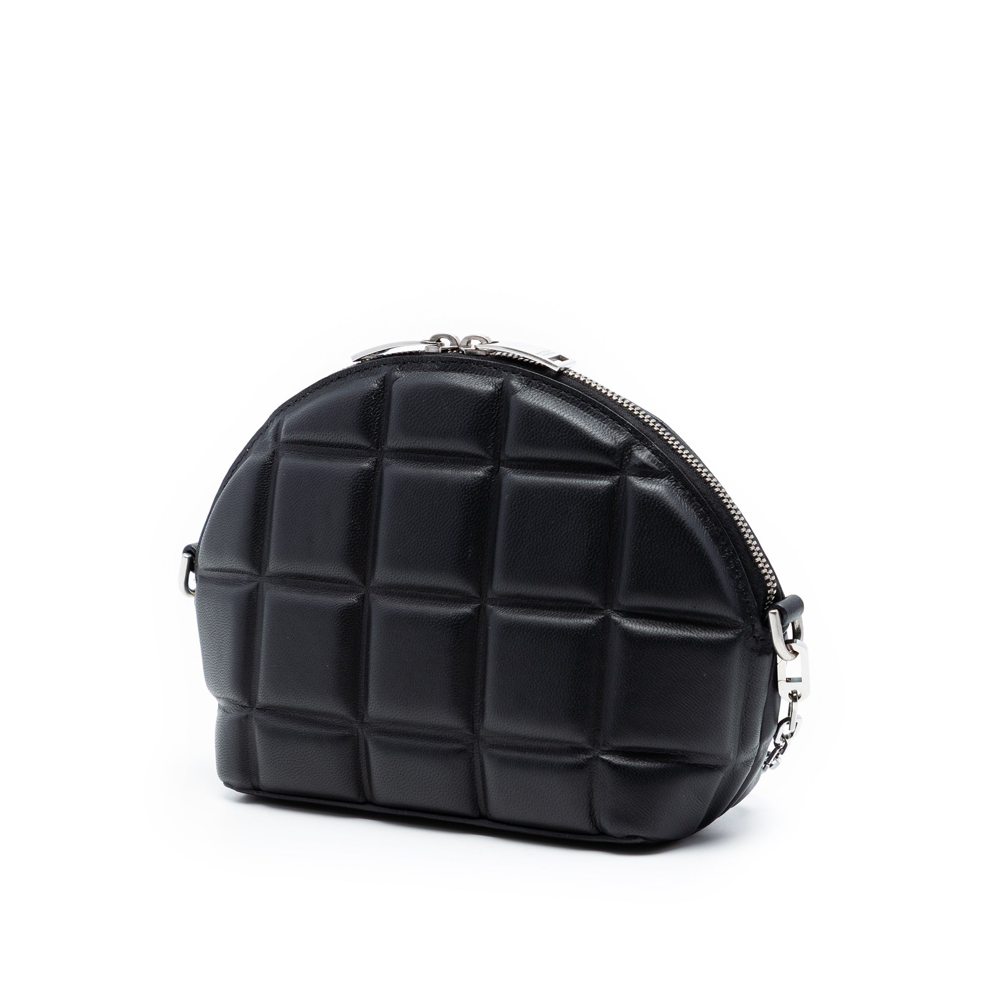 Mini Padded Nappa Half Moon Chain Crossbody - Image 2