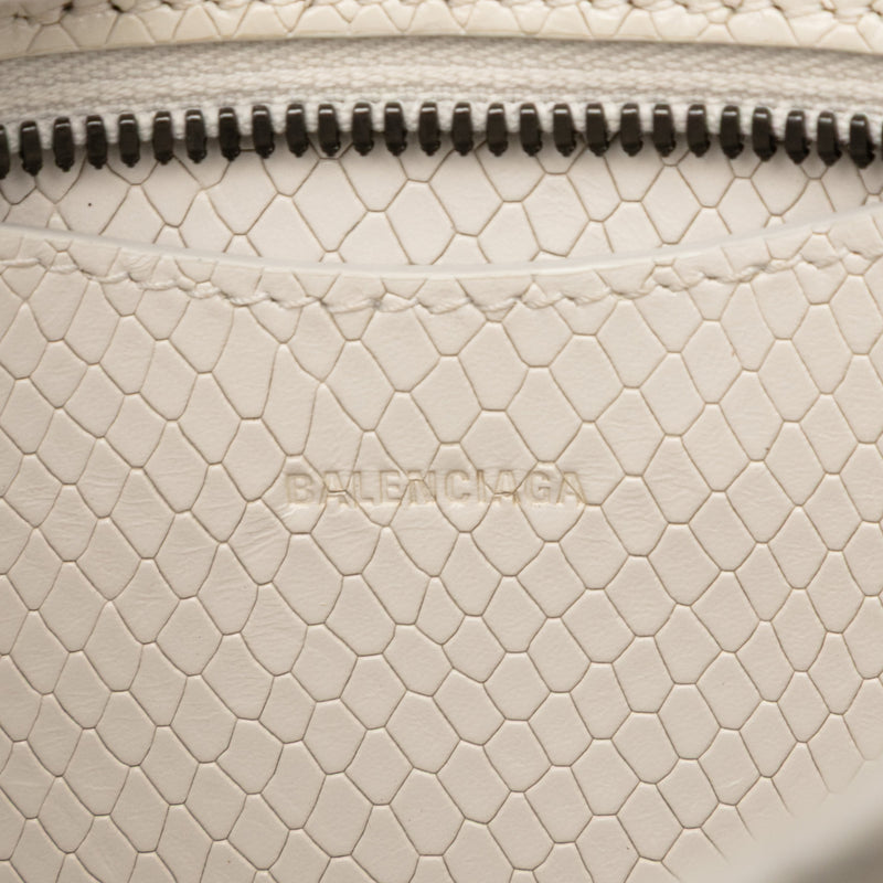 Mini Python Embossed Calfskin Neo Classic City Satchel - Image 5