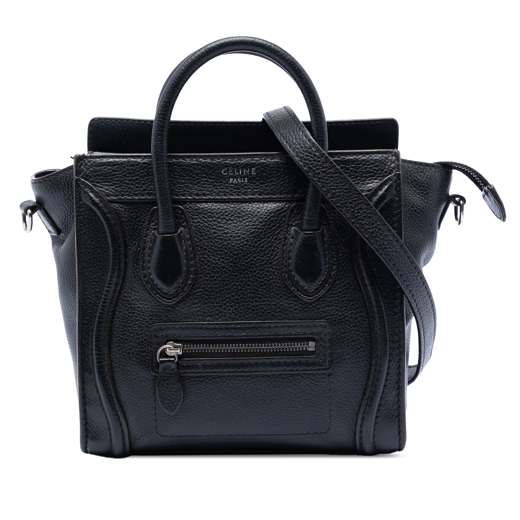 Nano Leather Luggage Tote - Image 1