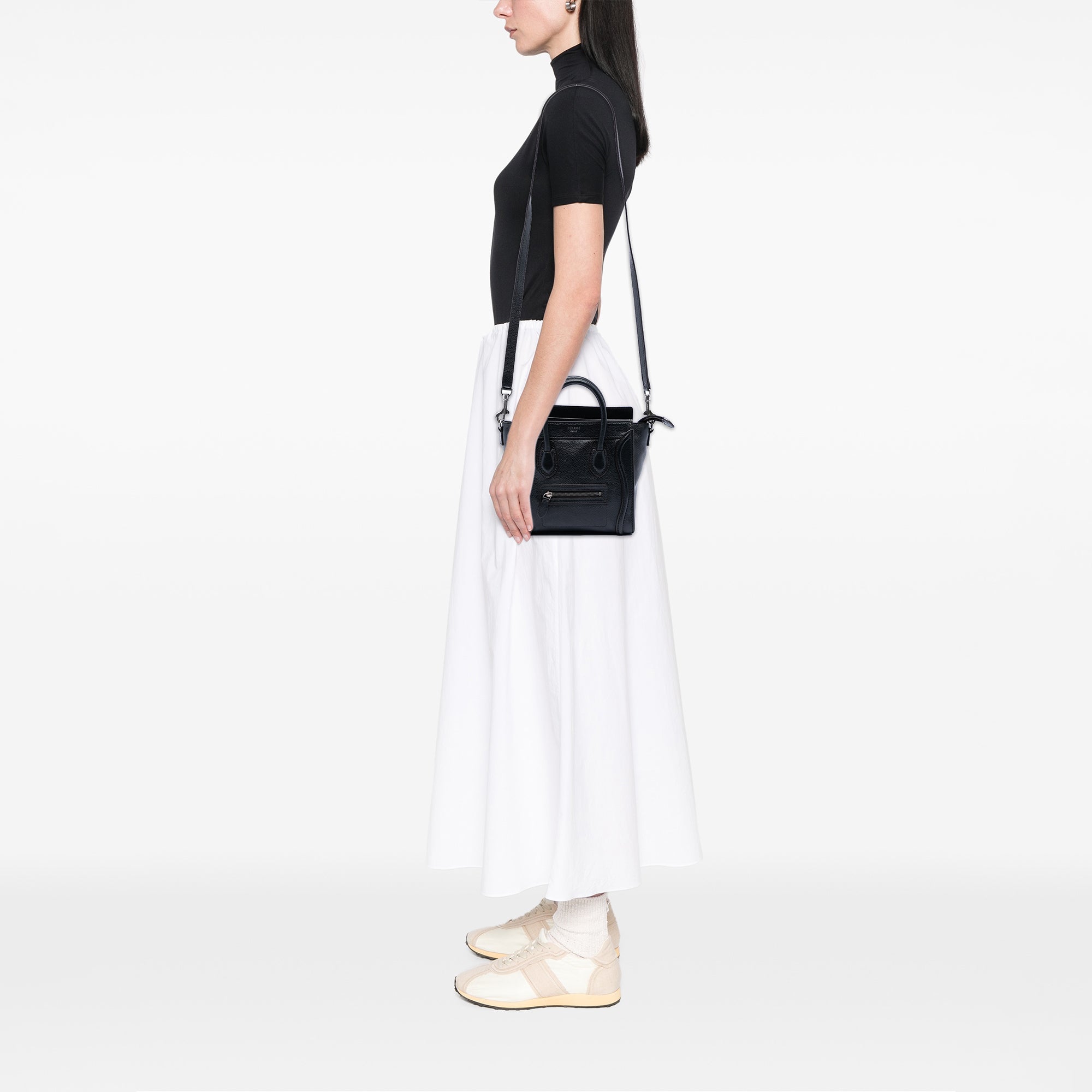 Nano Leather Luggage Tote - Image 5