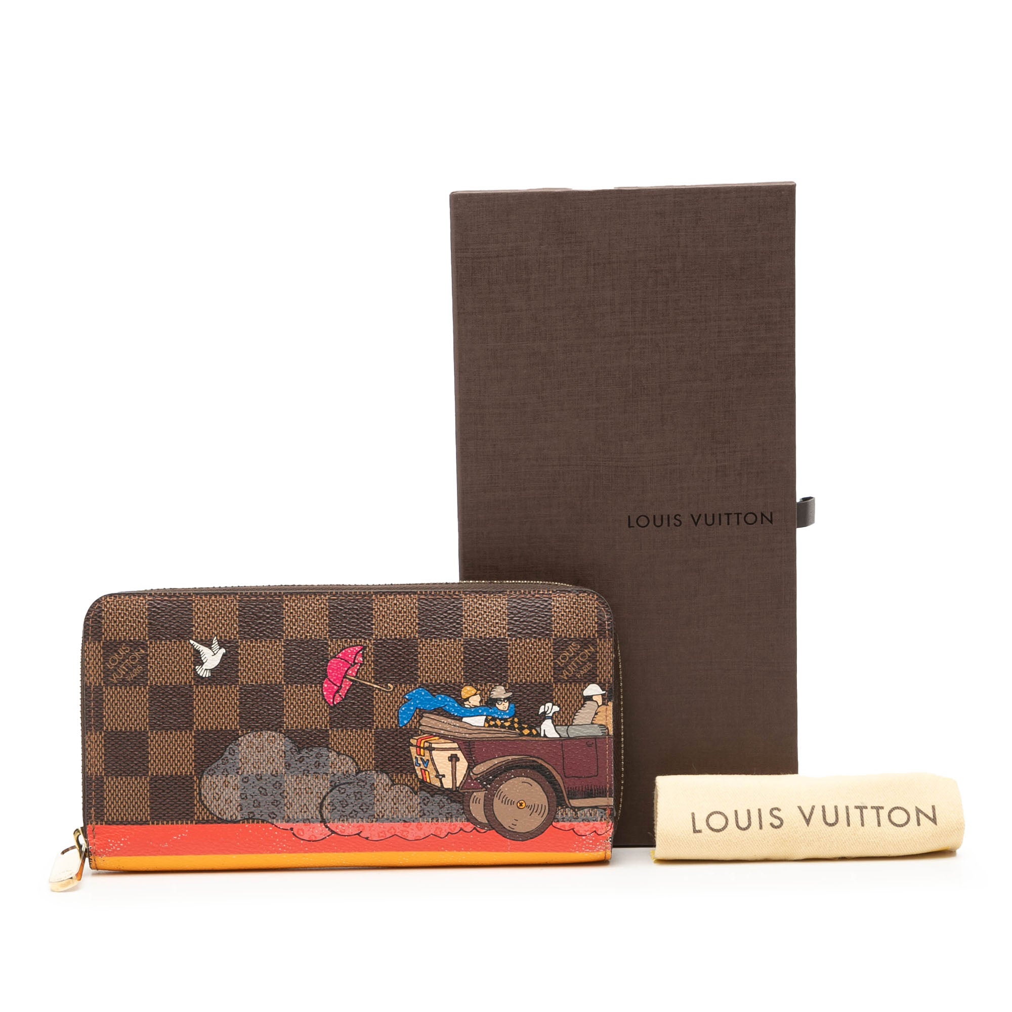Damier Ebene Evasion Illustre Zippy Wallet - Image 8