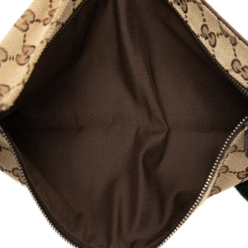 GG Canvas Web Double Pocket Belt Bag - Image 4