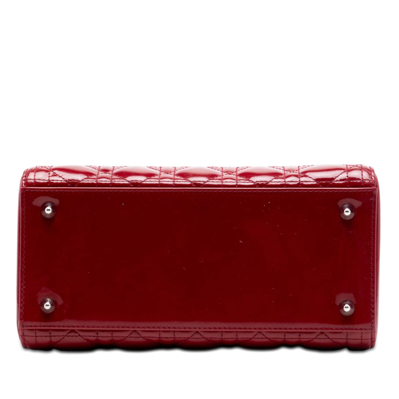 Medium Patent Cannage Lady Dior - Image 3