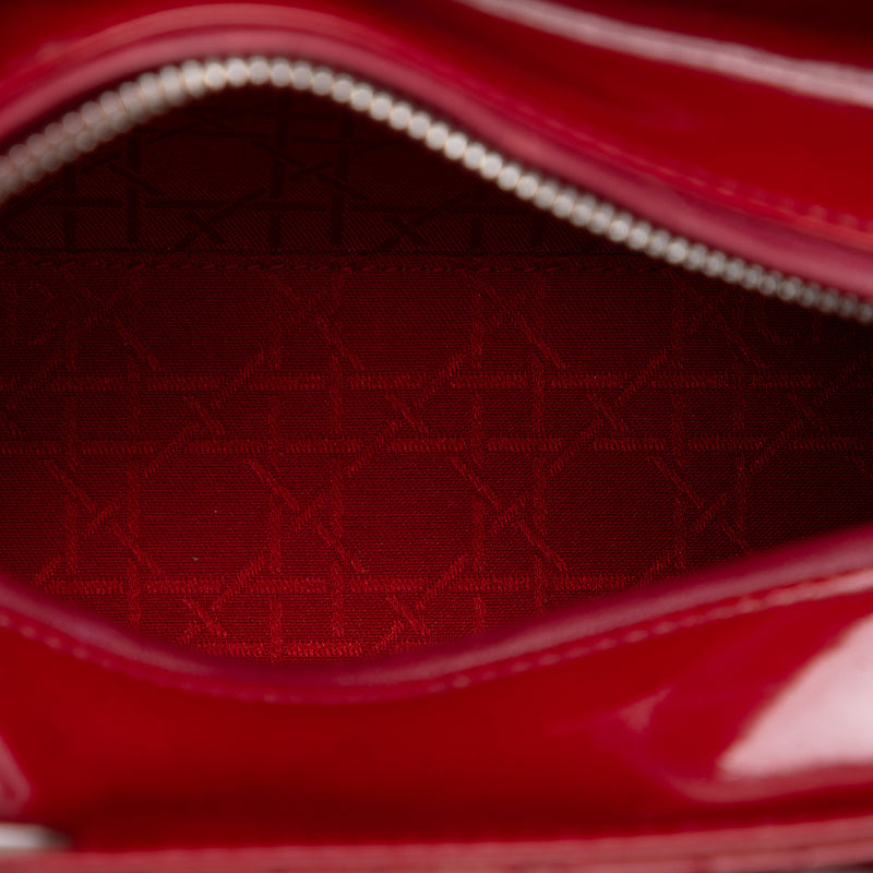Medium Patent Cannage Lady Dior - Image 4