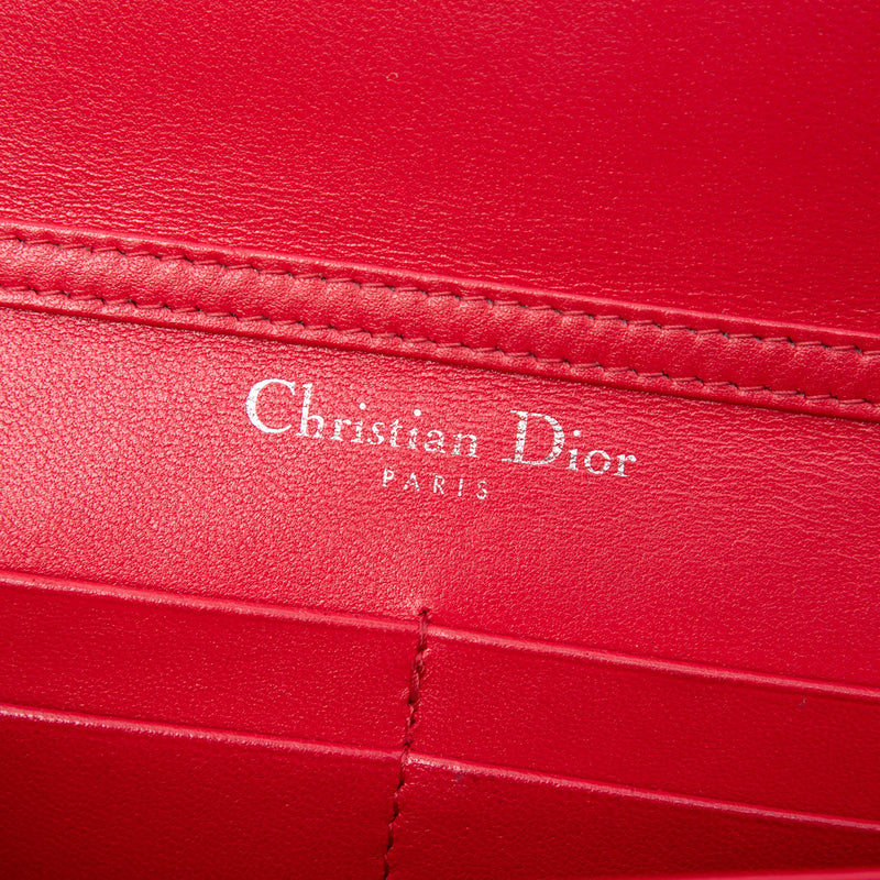Grained Calfskin Diorama Wallet on Chain - Image 5