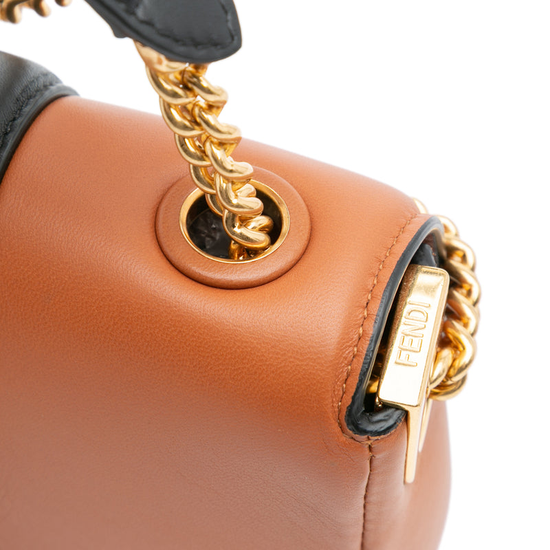 Mini Bicolor Nappa Apolo Chain Baguette Shoulder Bag - Image 8