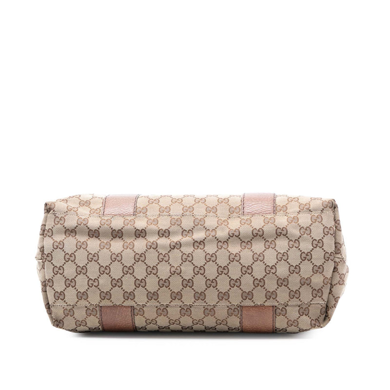 Medium GG Canvas Bamboo Libeccio Tote - Image 3