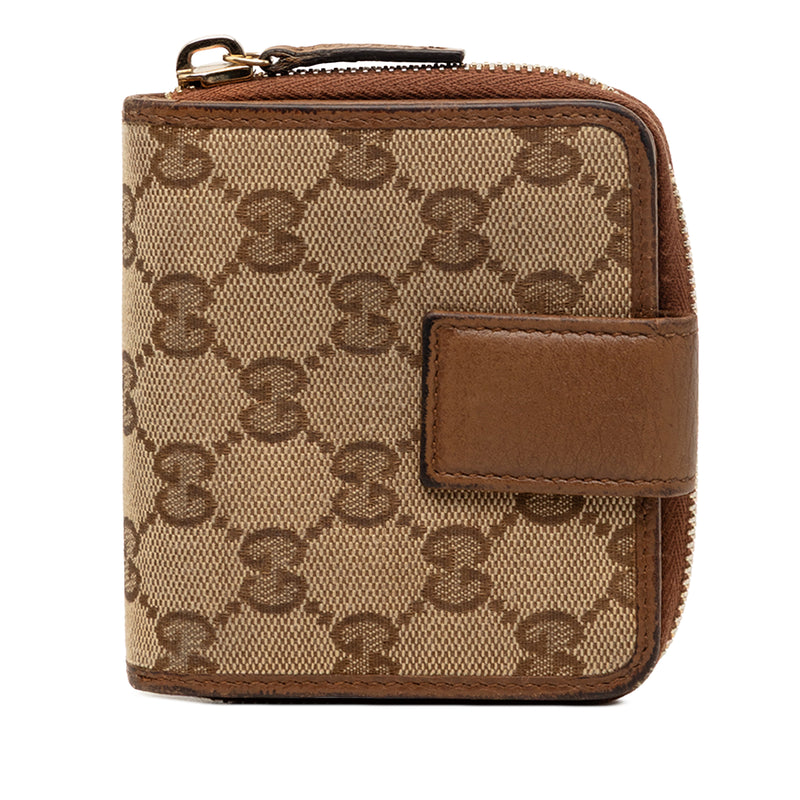 GG Canvas Bifold Small Wallet