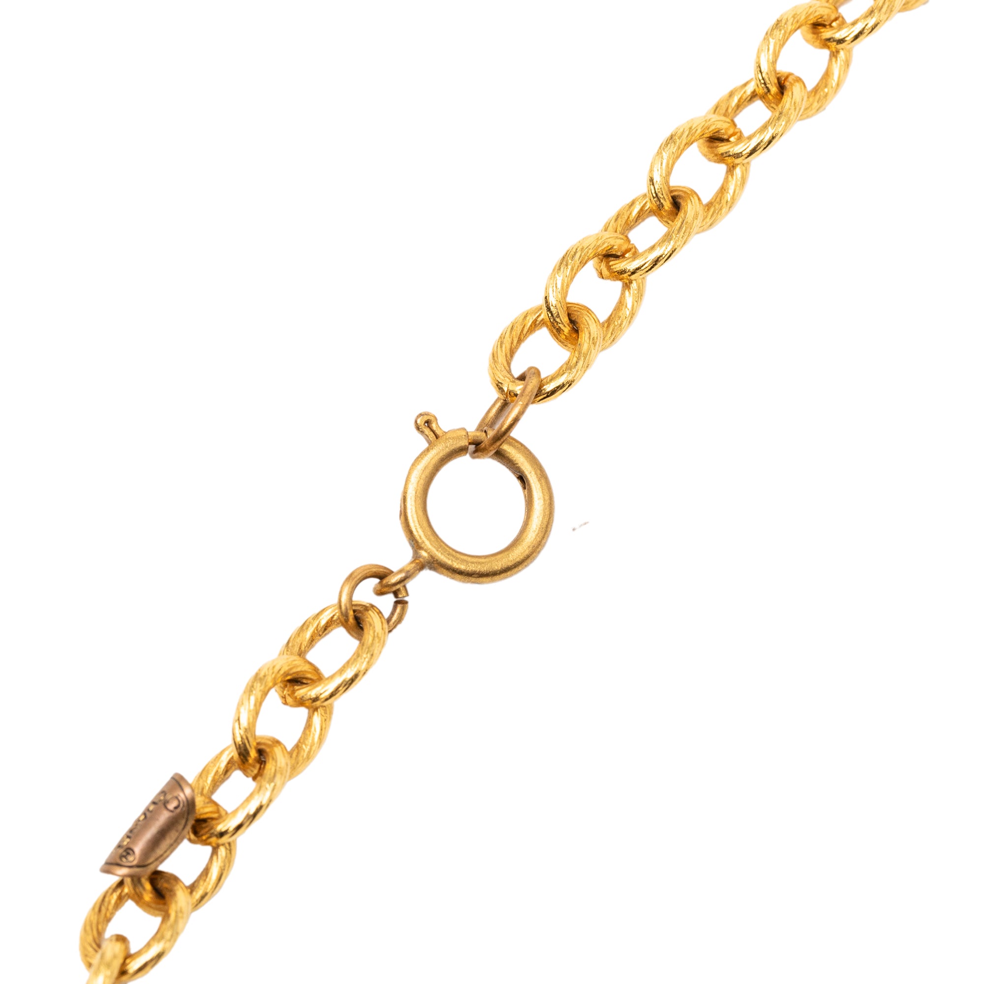 CC Gold Plated Medallion Coin Charm Pendant Necklace - Image 5