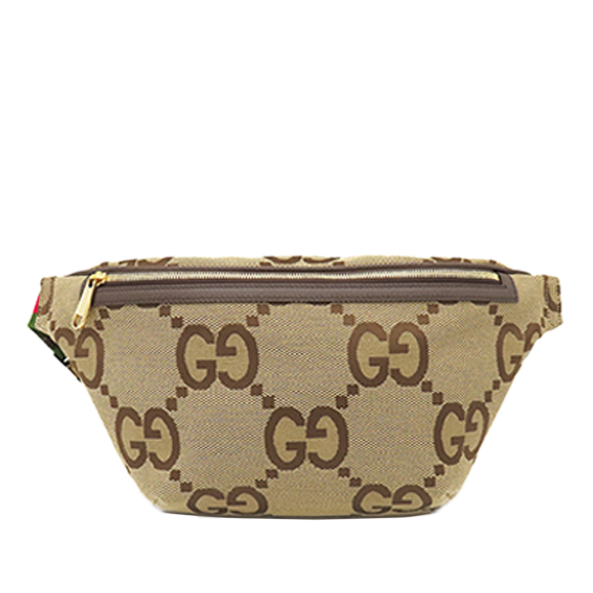 Jumbo GG Canvas Web Belt Bag - Image 1