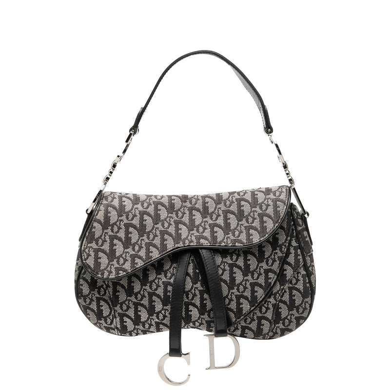 Diorissimo Canvas Double Saddle Bag