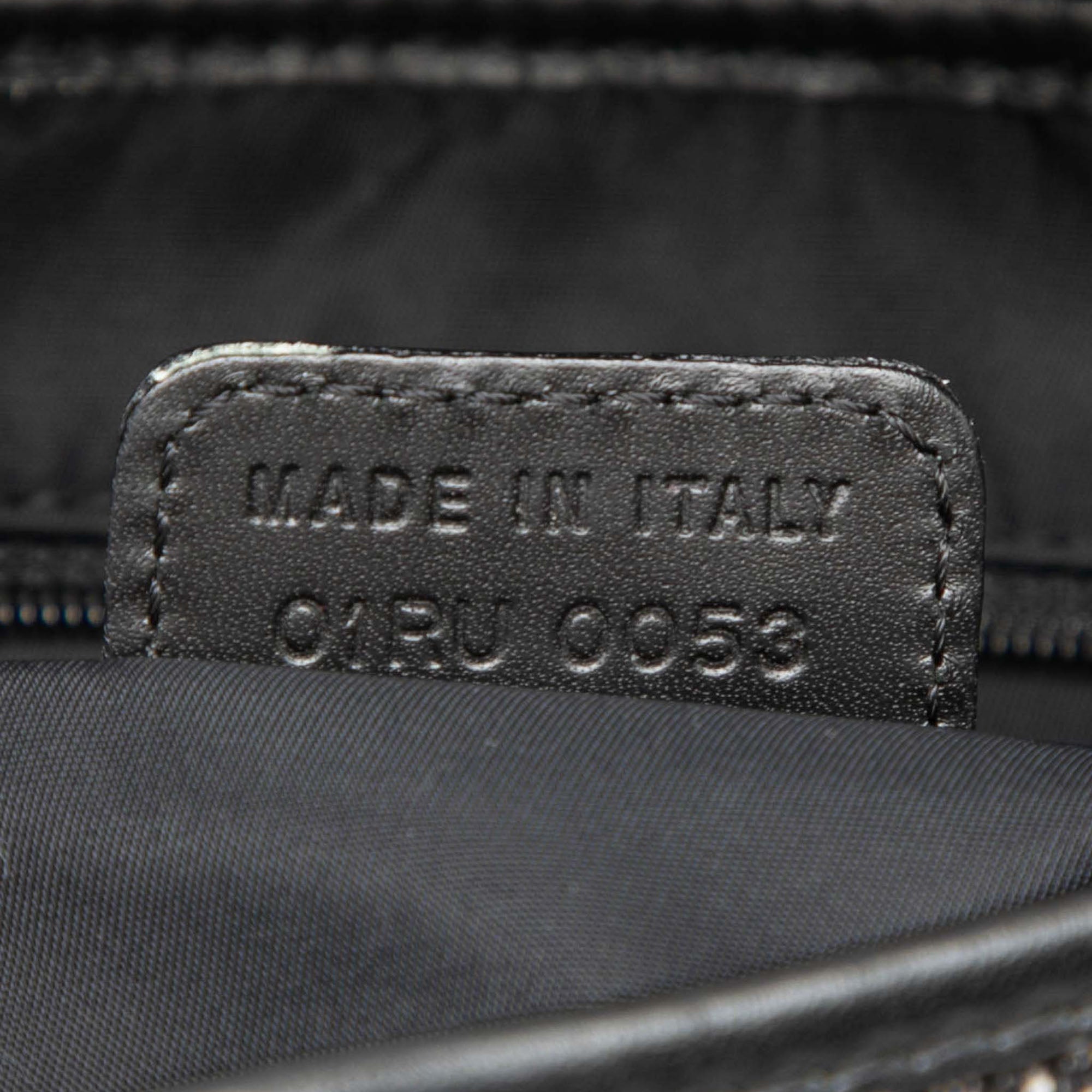 Diorissimo Canvas Double Saddle Bag - Image 6