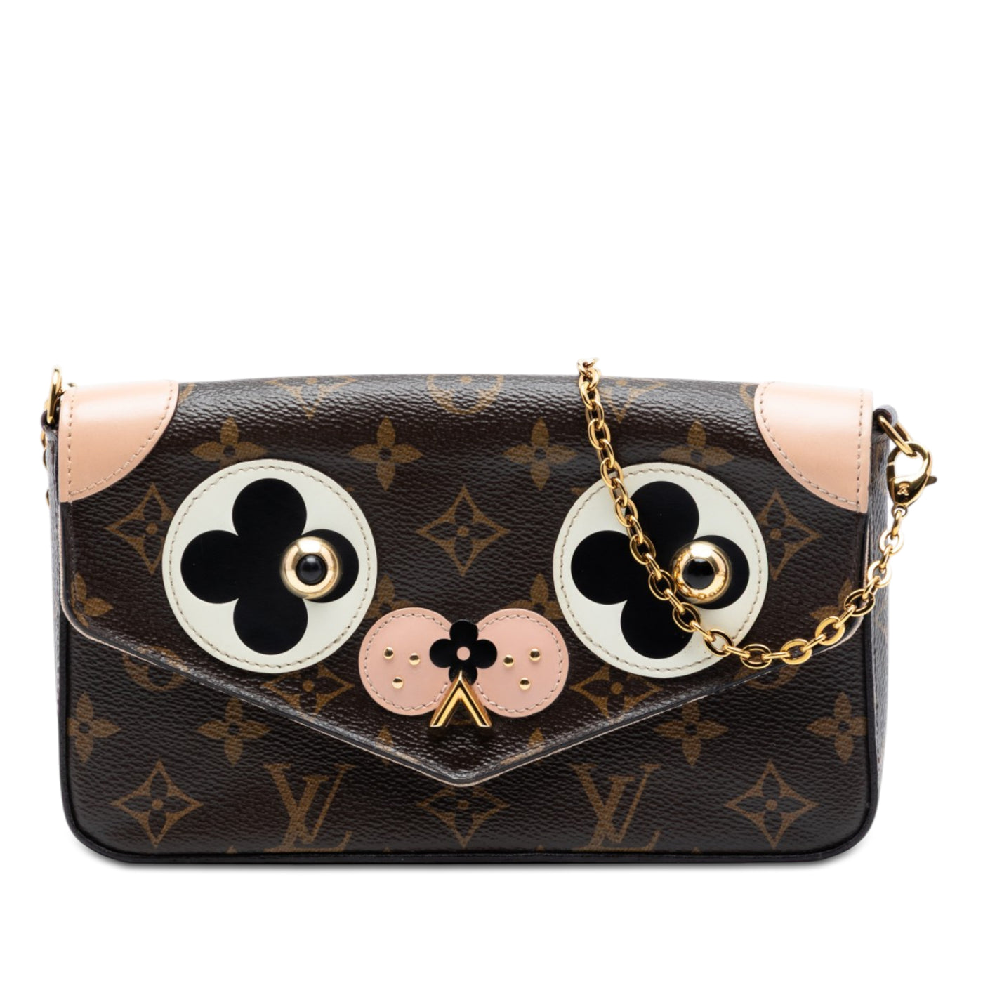 Monogram Pochette Felicie Valentine Dog - Image 1