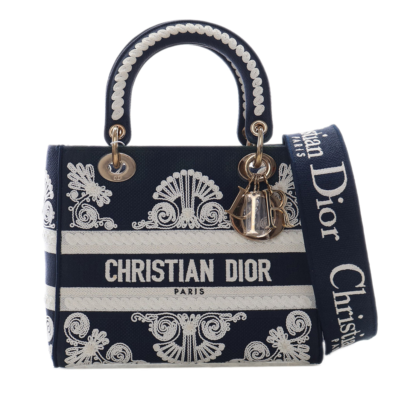 Medium Embroidered Canvas Cornely Lady D Lite - Image 1