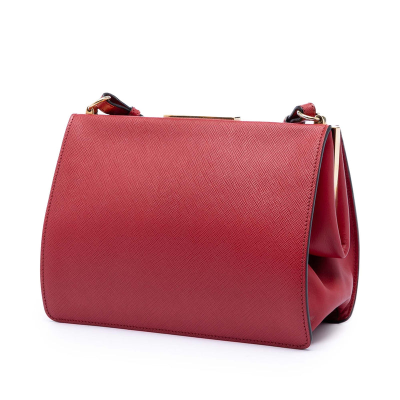 Saffiano and City Calf Light Frame Crossbody - Image 2