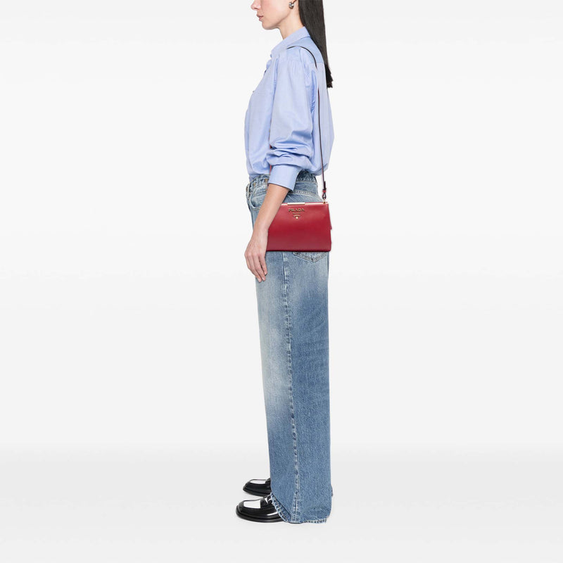 Saffiano and City Calf Light Frame Crossbody - Image 6
