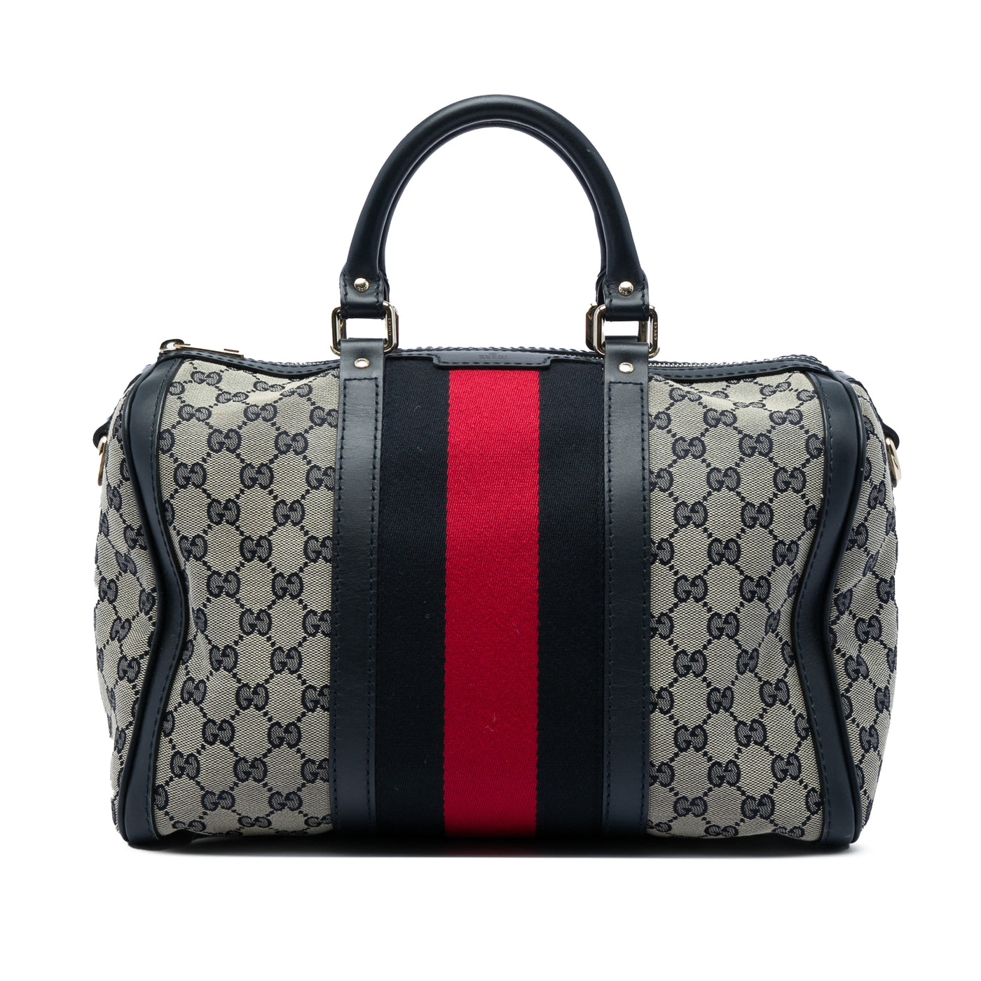 Medium GG Canvas Web Joy Boston Bag - Image 1