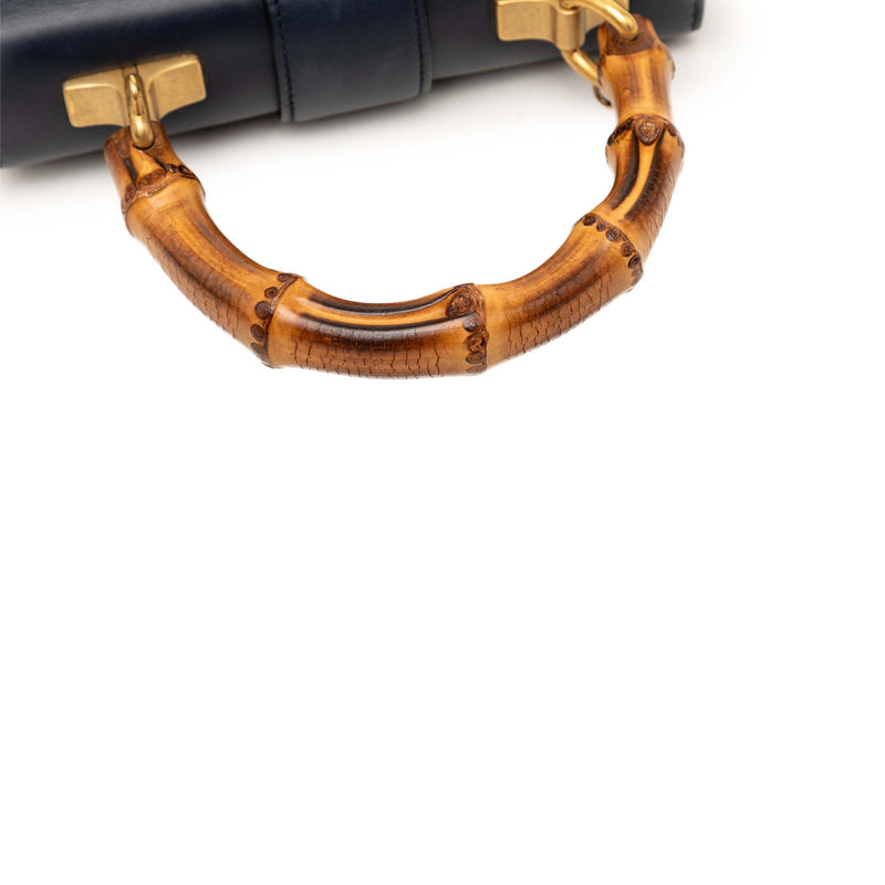 Mini Calfskin Web Bamboo Dionysus Satchel - Image 6