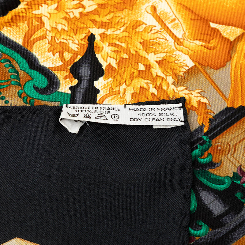 Azulejos Silk Scarf 90 - Image 2