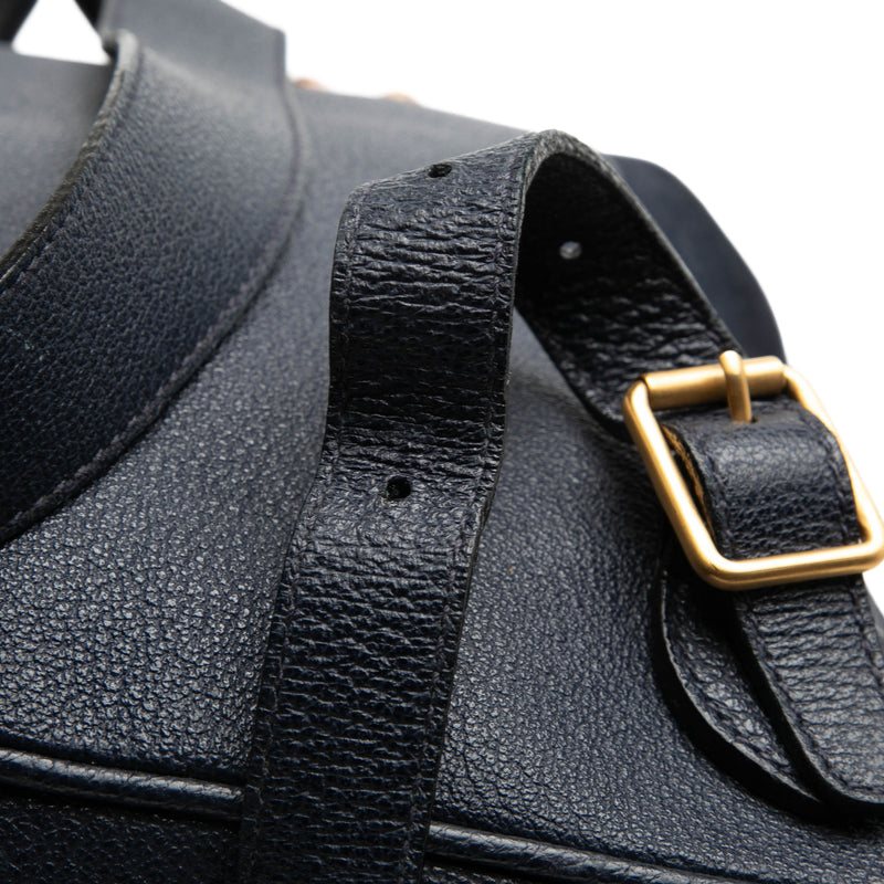 Suede Bamboo Drawstring Backpack - Image 6