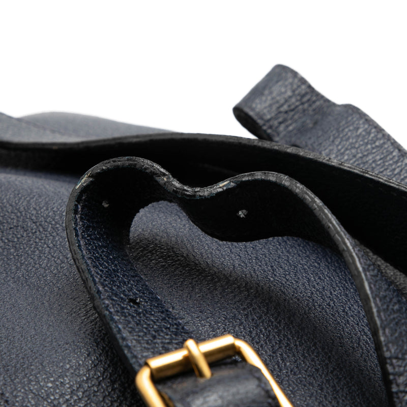 Suede Bamboo Drawstring Backpack - Image 7