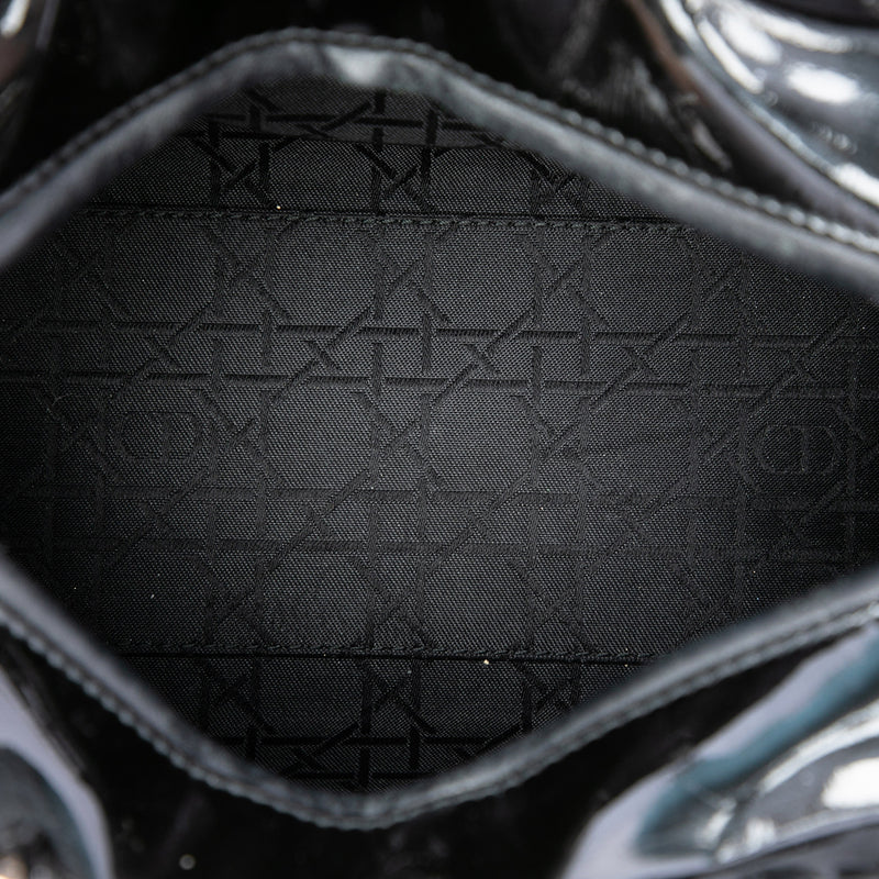 Medium Patent Cannage Lady Dior - Image 4